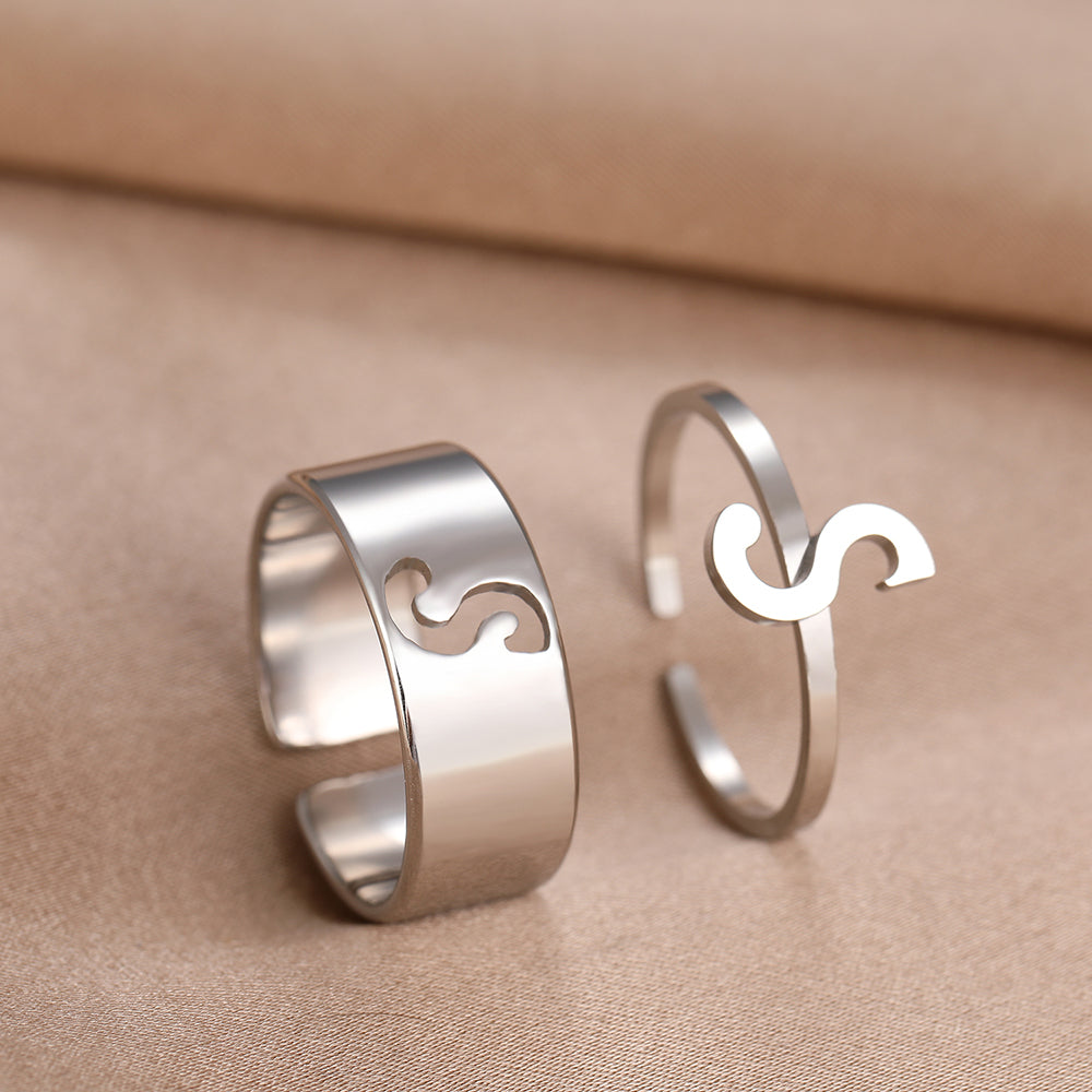Bague Initiale Couple s