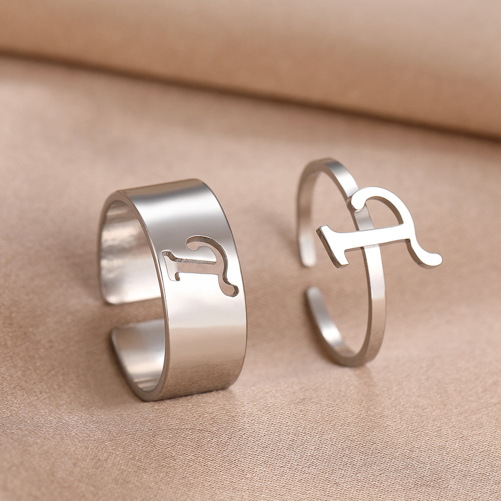 Bague Initiale Couple t