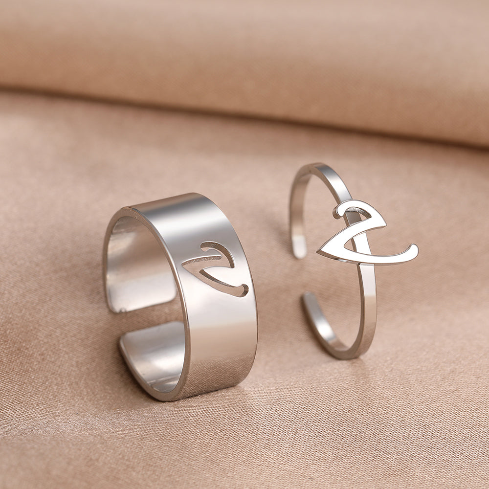 Bague Initiale Couple v