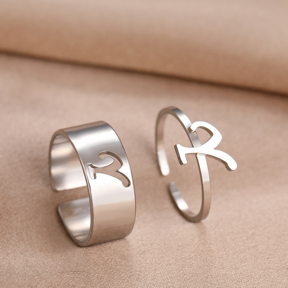Bague Initiale Couple y