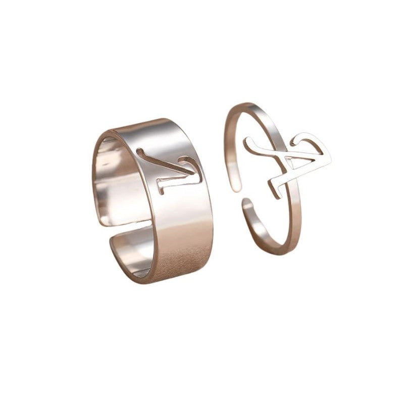 Bague Initiale Couple
