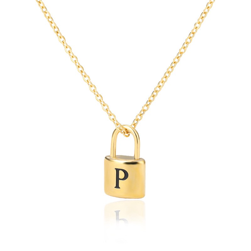 Collier Cadenas Initiale p