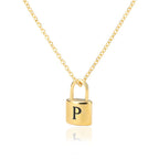 Collier Cadenas Initiale p