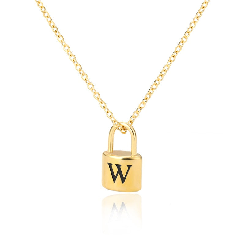 Collier Cadenas Initiale w
