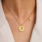 collier deux initiales