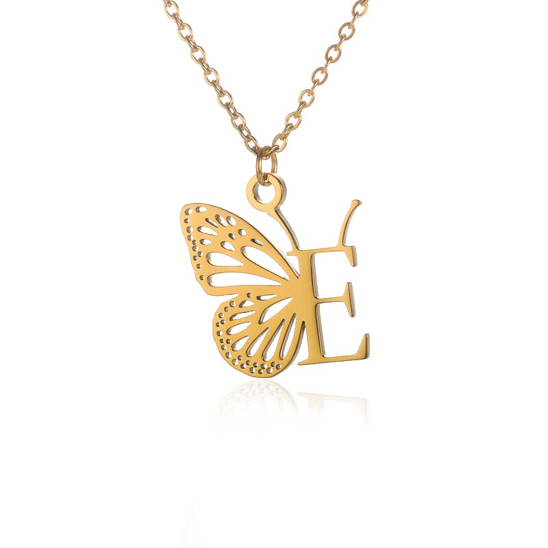 Collier Lettre Alphabet e