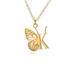 collier lettre alphabet k