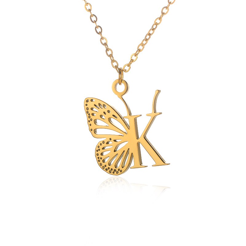 collier lettre alphabet k