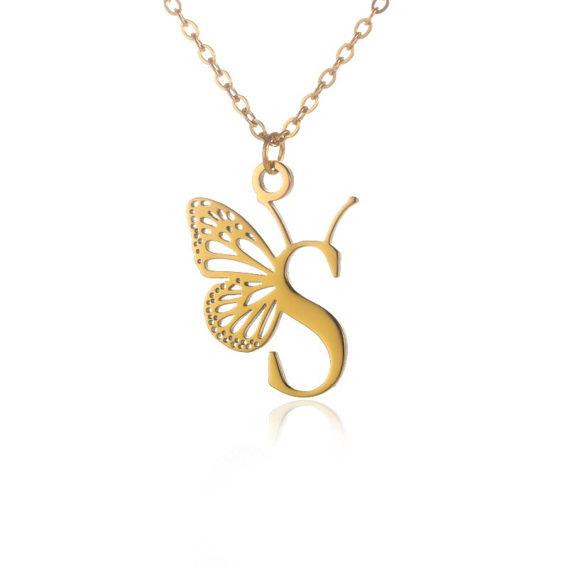 collier lettre alphabet s