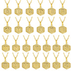 collier médaillon initiale