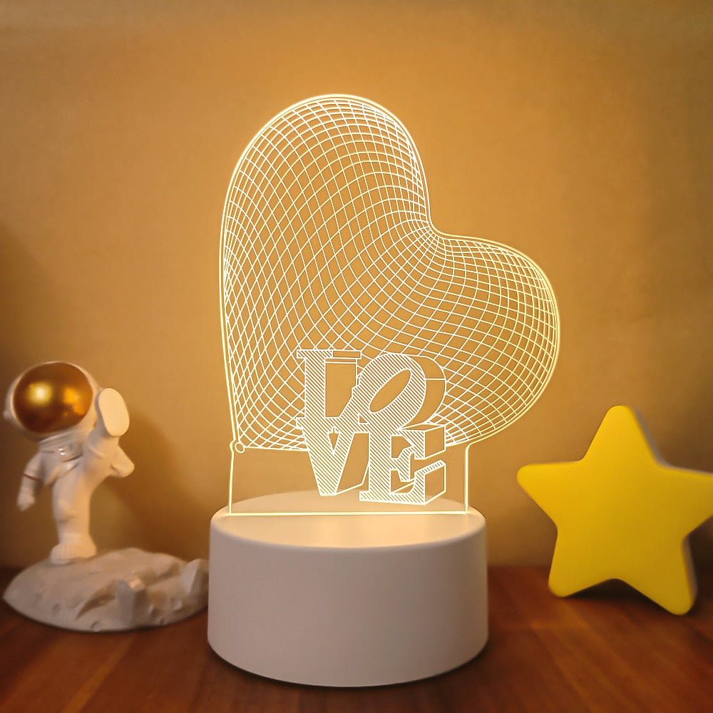 Lampe Led Coeur