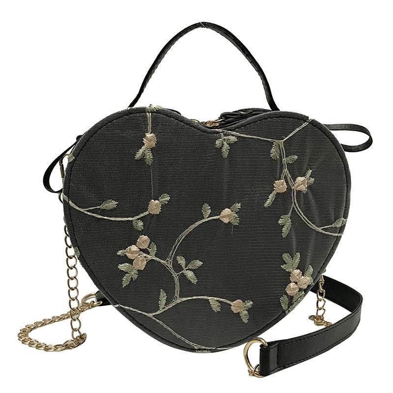 Sac à Main Motif Coeur