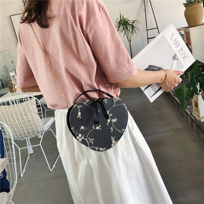 Sac Main Motif Coeur