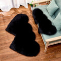 Tapis Fourrure Noir