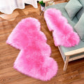 Tapis Fourrure Rose
