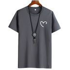 tshirt homme coeur