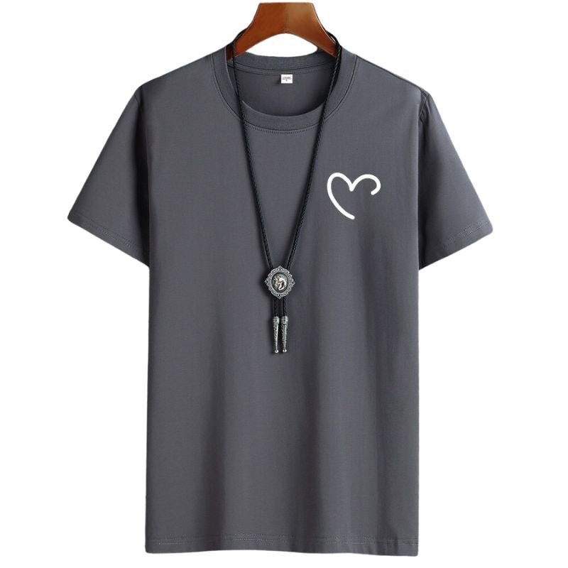 tshirt homme coeur