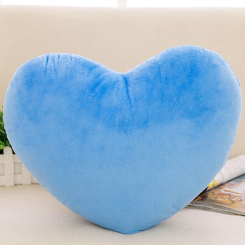 Coussin Coeur Bleu