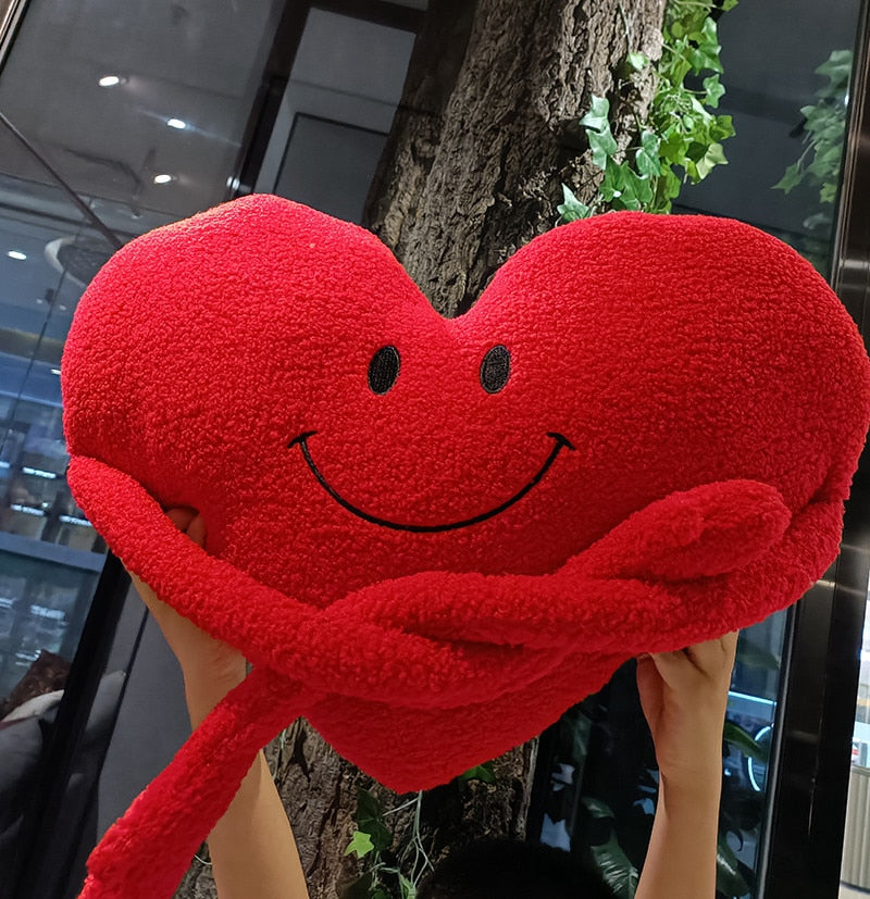 coussin coeur bras