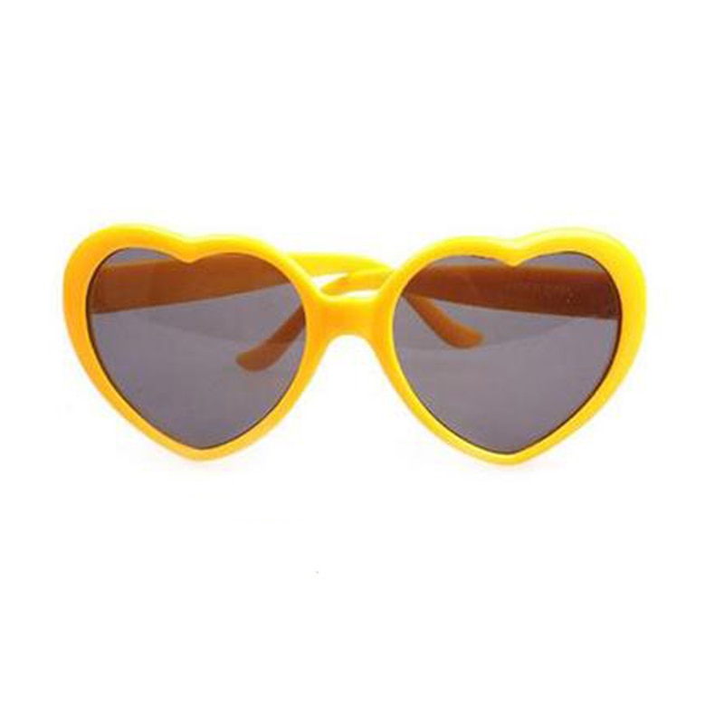 Lunette Coeur Jaune