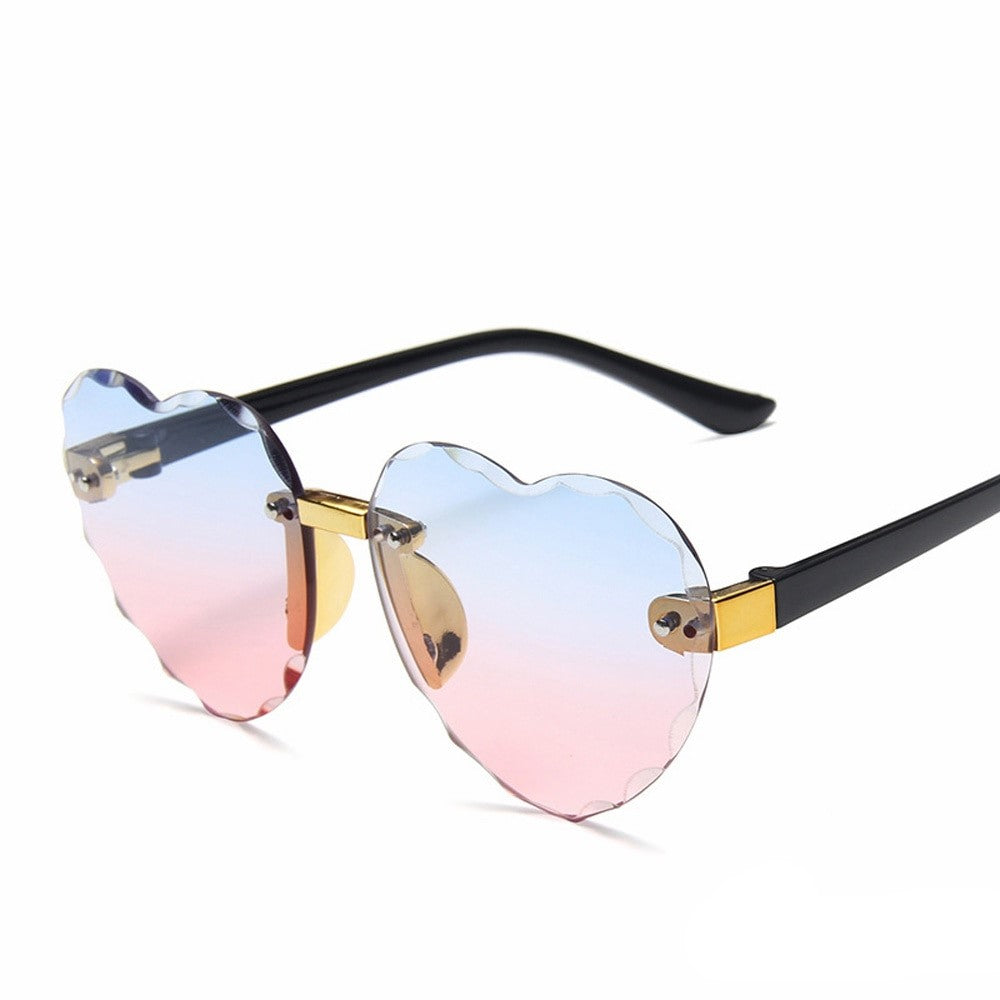 Lunettes Coeur Rose Bleu