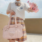 Sac rose coeur