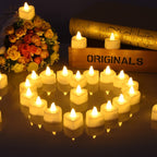 bougies jaune led