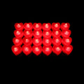 bougies led rouges