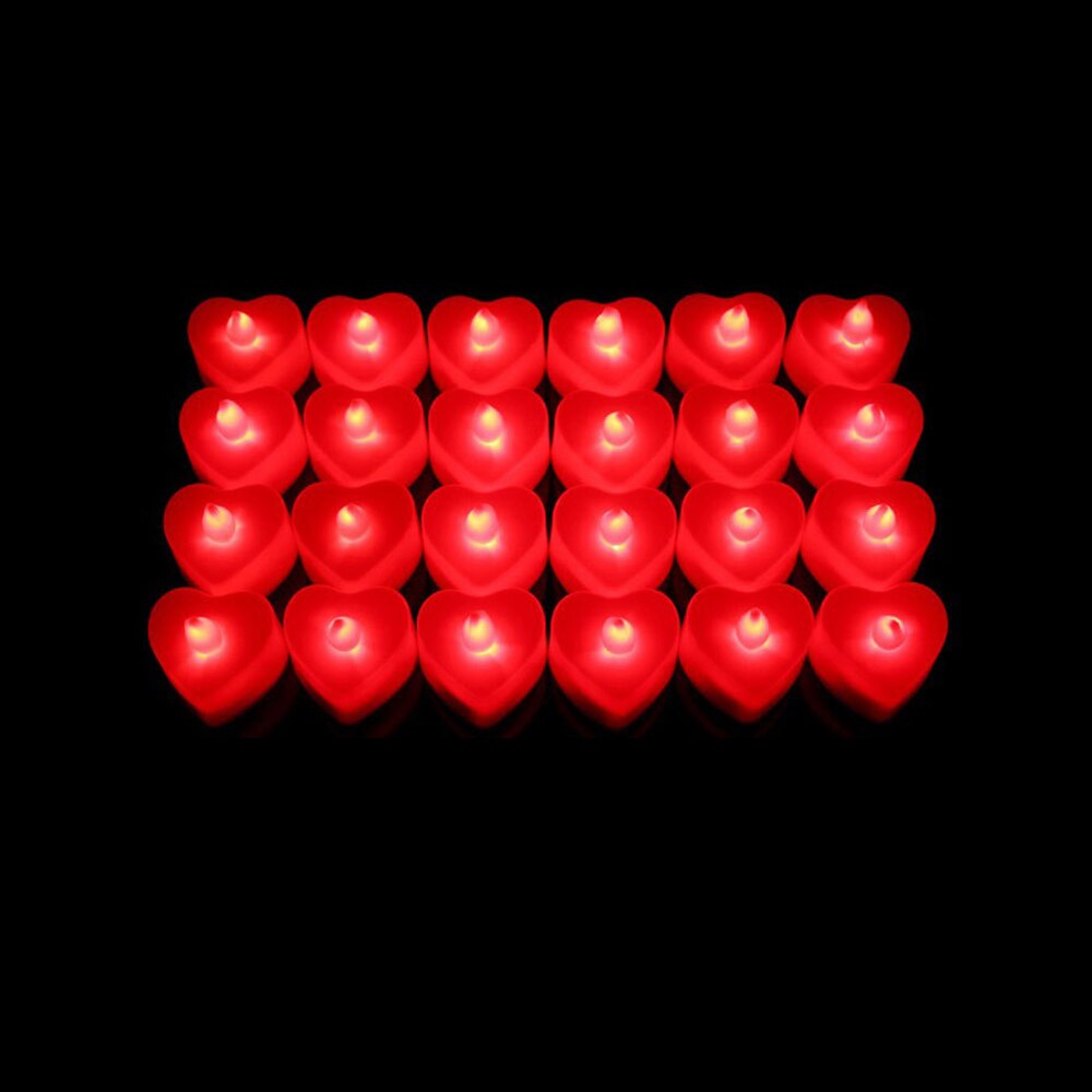 bougies led rouges