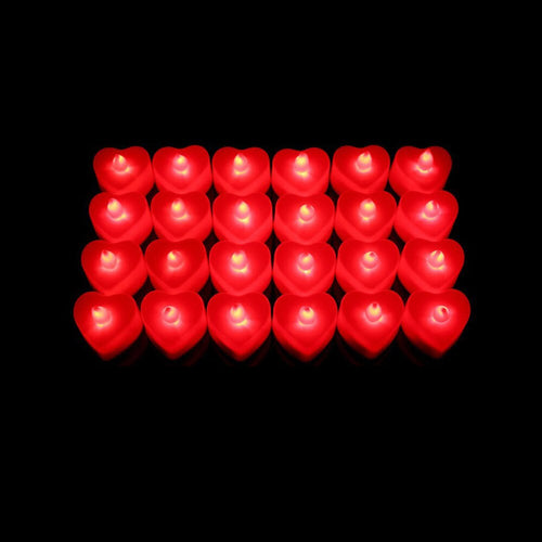 bougies led rouges