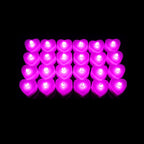 Bougies led violettes