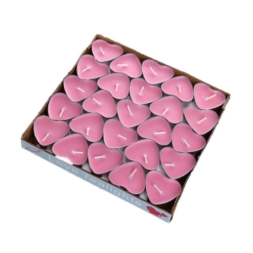 bougies roses