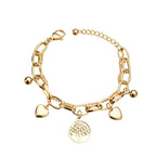 bracelet coeur arbre de vie