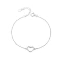 Bracelet Coeur Argent