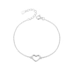 Bracelet Coeur Argent