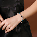 Bracelet Coeur Bleu 11