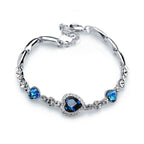 Bracelet Coeur Bleu