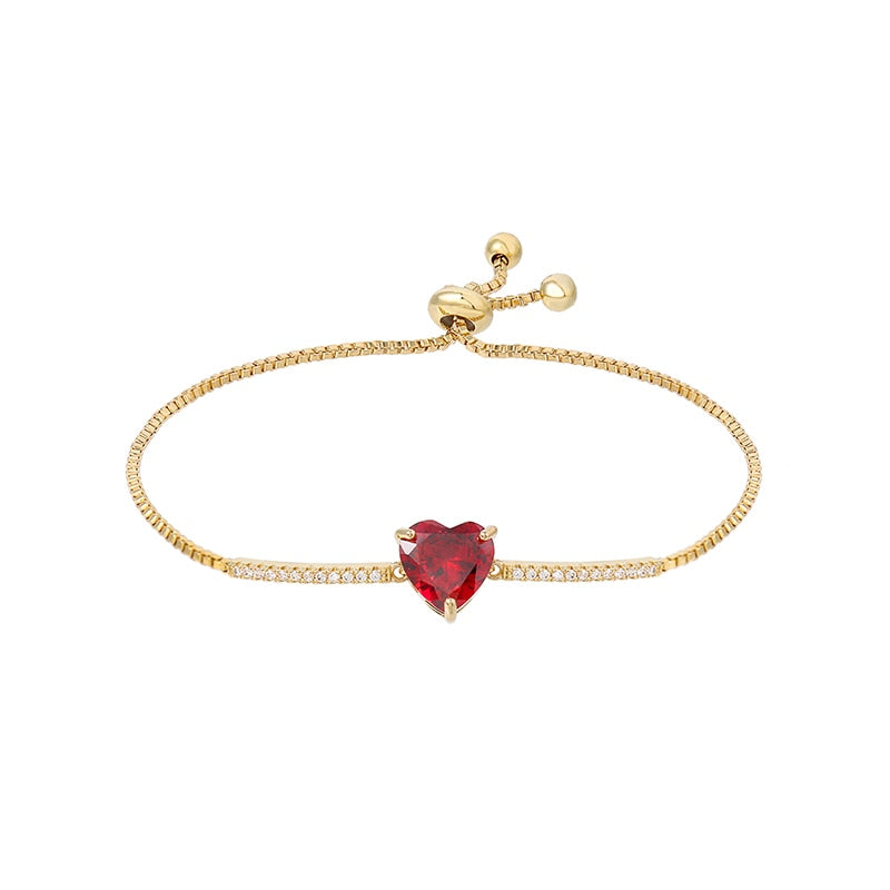 Bracelet Coeur  Cristal