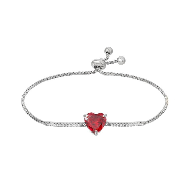 Bracelet Coeur de Cristal