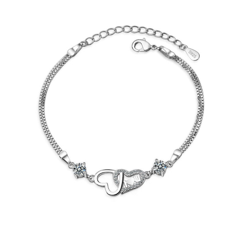 Bracelet Coeur Entrelacé