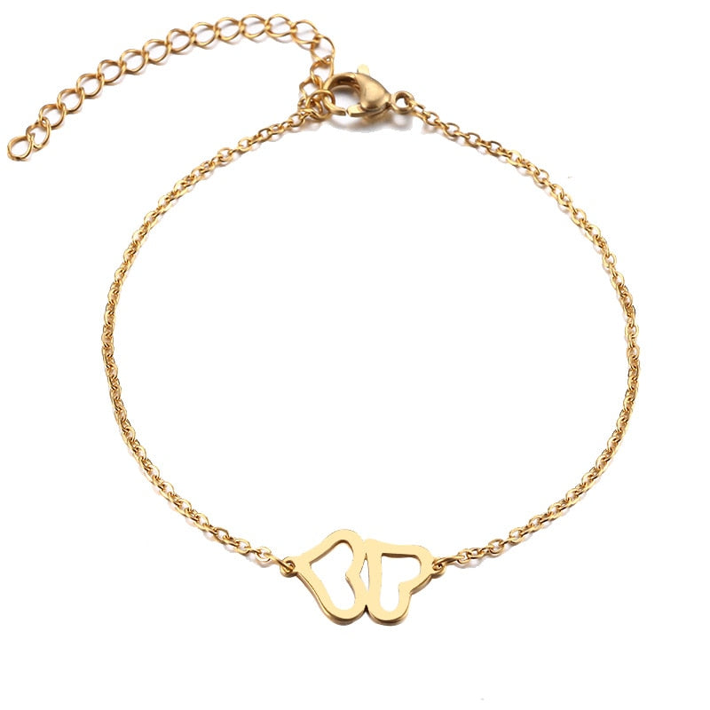 bracelet coeur fantaisie