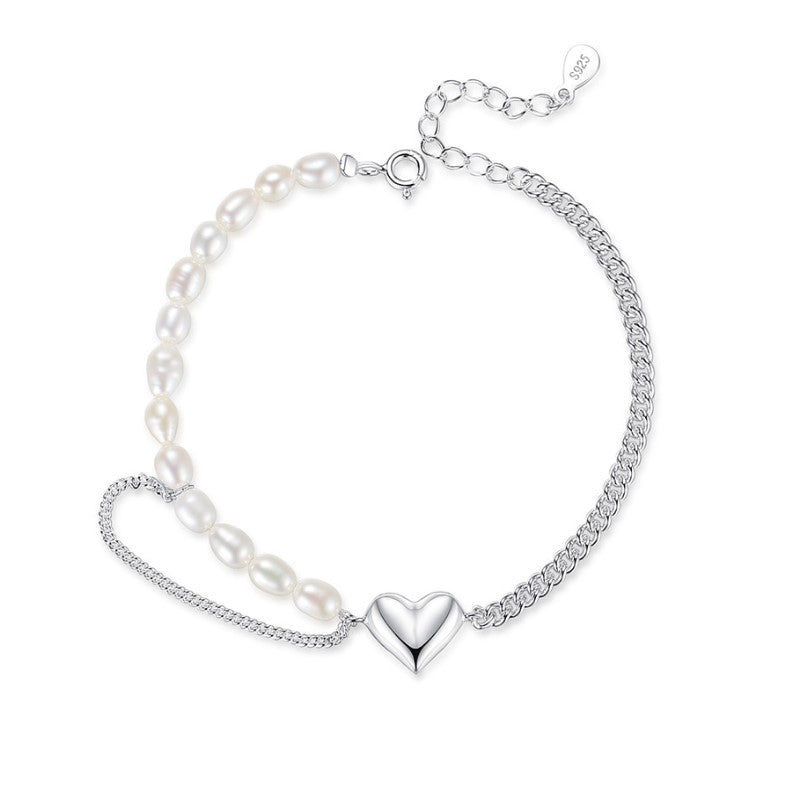Bracelet Coeur Perle