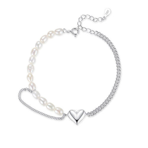 Bracelet Coeur Perle