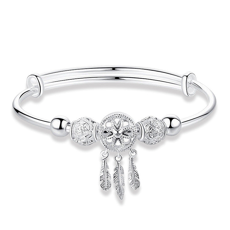 Bracelet Coeur Plume