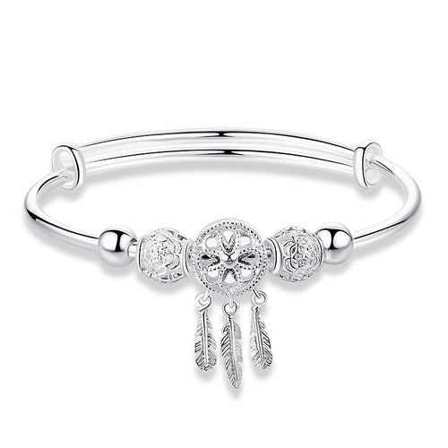 Bracelet Coeur Plume