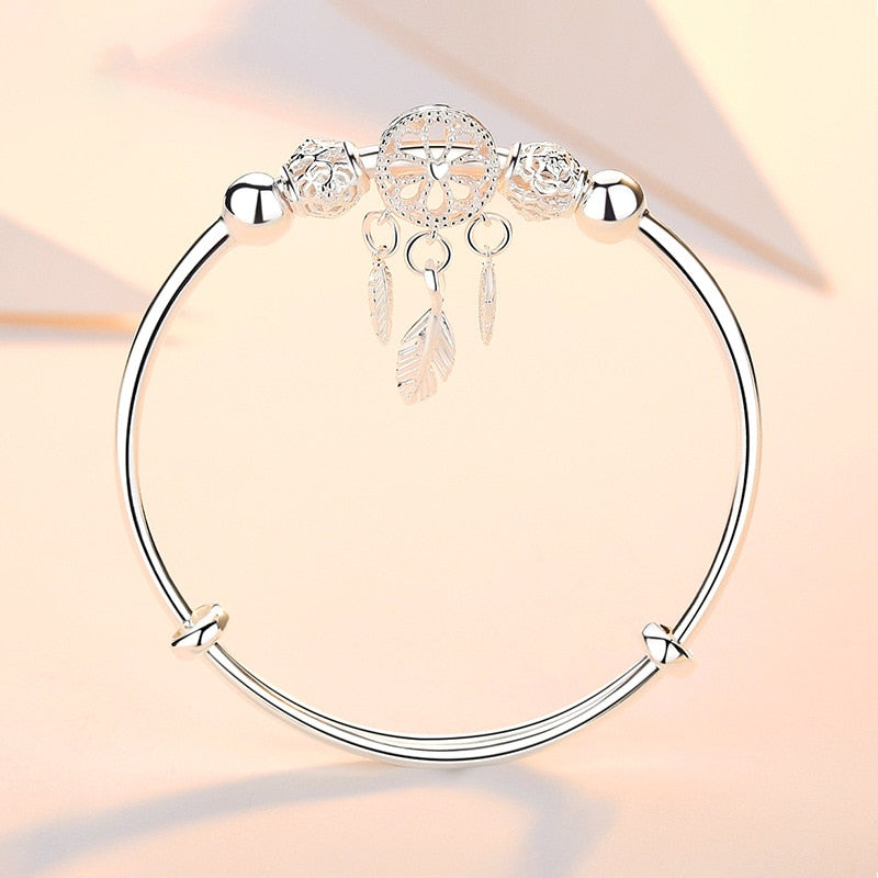 Bracelet Coeur Plume 12