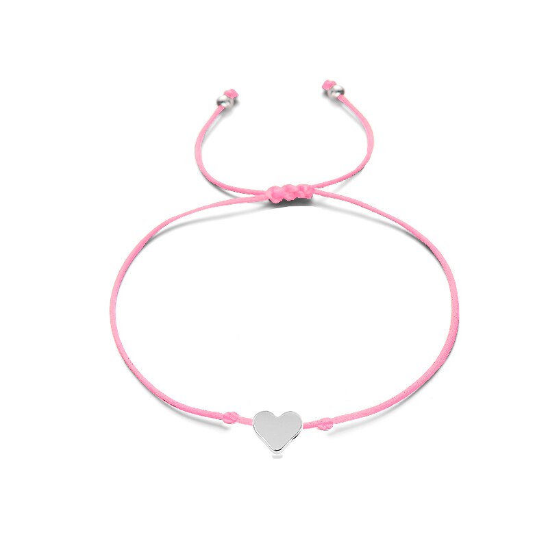 bracelet cordon coeur