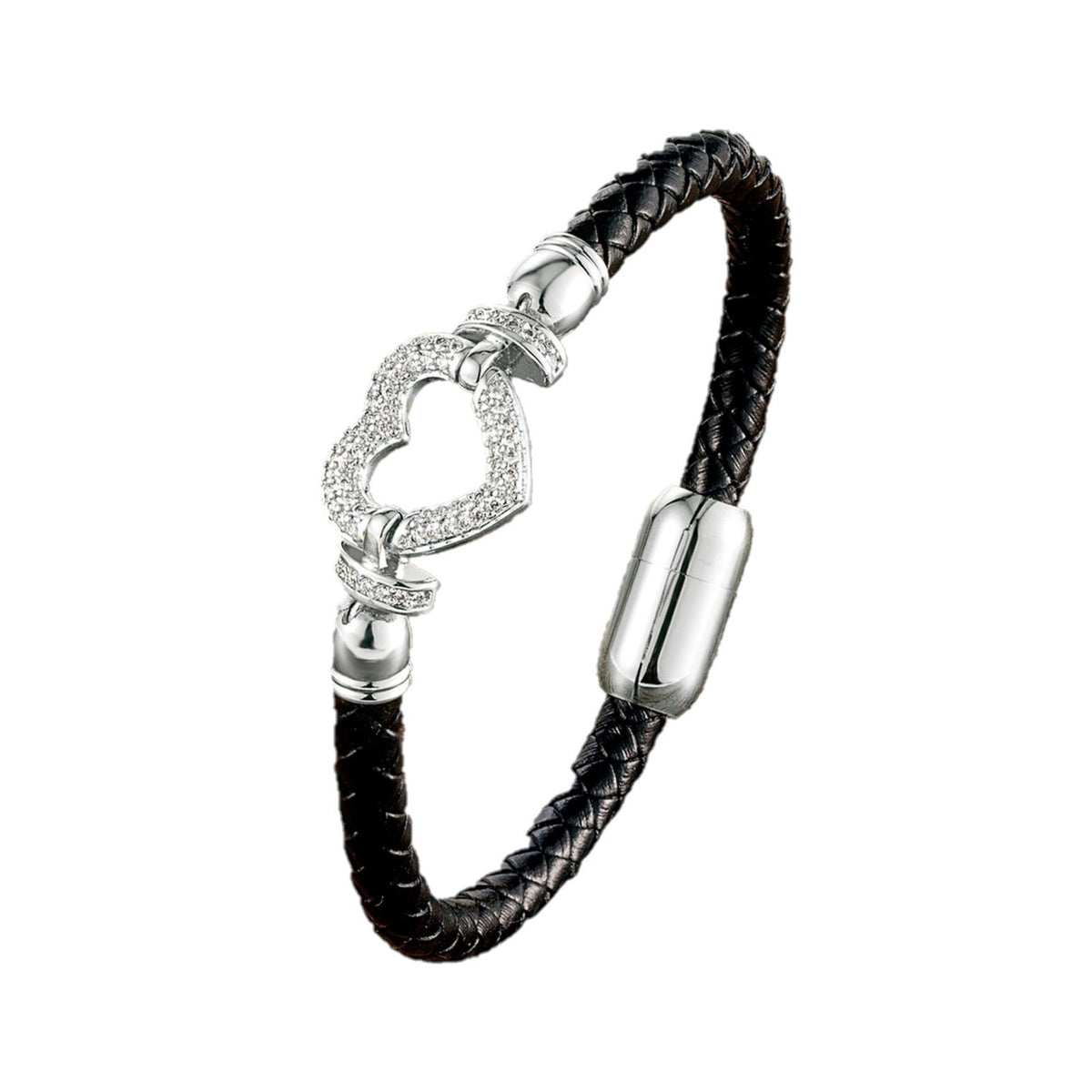 Bracelet Cuir Homme Coeur