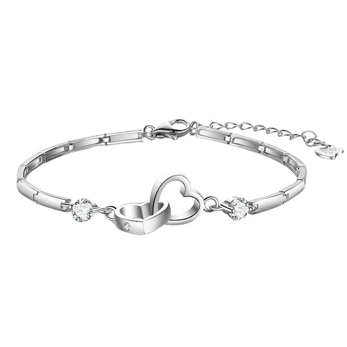 Bracelet Double Coeur