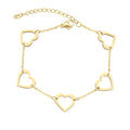 Bracelet Maille Coeur